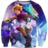 3D Print Unisex T-Shirt/Sweatshirt/Hoodie Arcade Ezreal