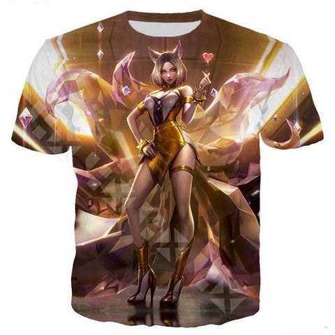 3D Print Ahri KDA Prestige Edition Shirt/Sweatshirt/Hoodie