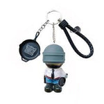 PUBG Cartoon Warrior Keychain