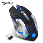 HXSJ M10 Wireless 2400dpi 7 Color Backlight Gaming Mouse