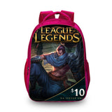 League of Legends 3D Print Backpack Models for Girls