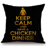 PUBG Black Chicken Dinner Pillows Model