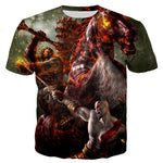 God of War 3D Print T-Shirt