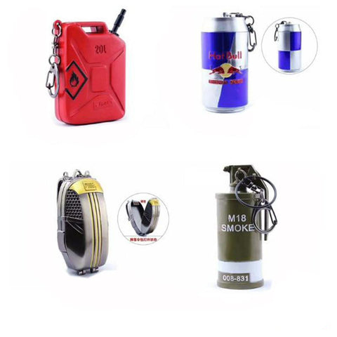PUBG  Grenades Fuel Tank Parachute Keychain