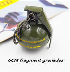PUBG  Grenades Fuel Tank Parachute Keychain