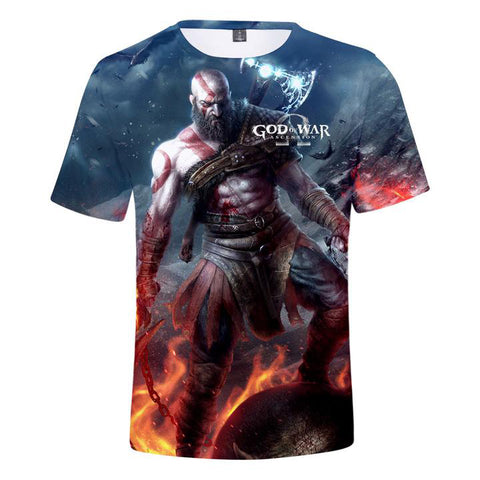 God Of War 3D T-Shirt