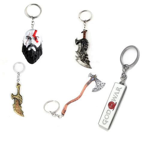 God of War Keychain Models