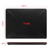 Asus 15.6" Intel i7-8750H 8GB DDR4 RAM 256GB SSD+1TB HDD GTX 1050 Ti Windows 10 Gaming Notebook