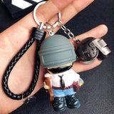 PUBG Cartoon Warrior Keychain