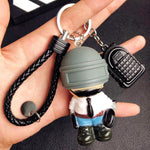 PUBG Cartoon Warrior Keychain
