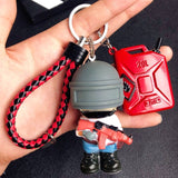 PUBG Cartoon Warrior Keychain