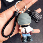 PUBG Cartoon Warrior Keychain