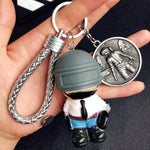 PUBG Cartoon Warrior Keychain