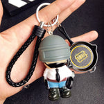 PUBG Cartoon Warrior Keychain