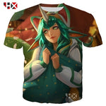 3D Print Unisex T-Shirt/Sweatshirt/Hoodie Pajama Guardians Soraka