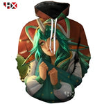 3D Print Unisex T-Shirt/Sweatshirt/Hoodie Pajama Guardians Soraka