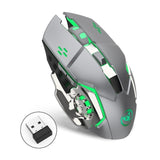 HXSJ M10 Wireless 2400dpi 7 Color Backlight Gaming Mouse