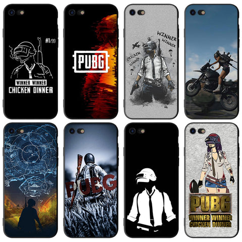 PUBG Silicone phone Cases for iPhone