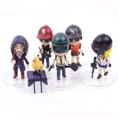 PUBG Action Figures 6pcs/set