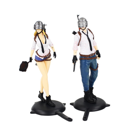 18CM PUBG Character Male and Female Action Figure