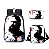 God of War Kratos 3 Pcs/Set Backpack