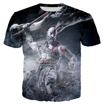 God of War T-Shirt Models