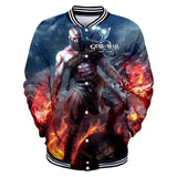 God of War 3D Baseball Jacket