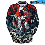 God of War 3D Baseball Jacket