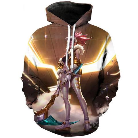 3D Print Unisex KDA Akali Hoodie
